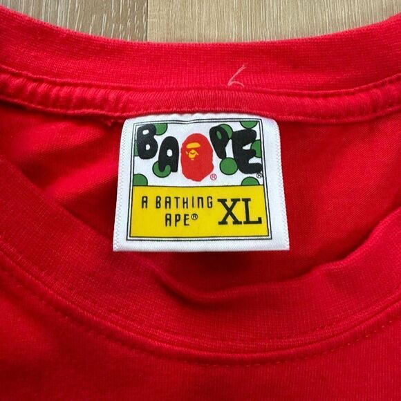 BAPE A Bathing Ape Men’s XL Colorful Graffiti T-shirt Short Sleeve Streetwear - Picture 3 of 5